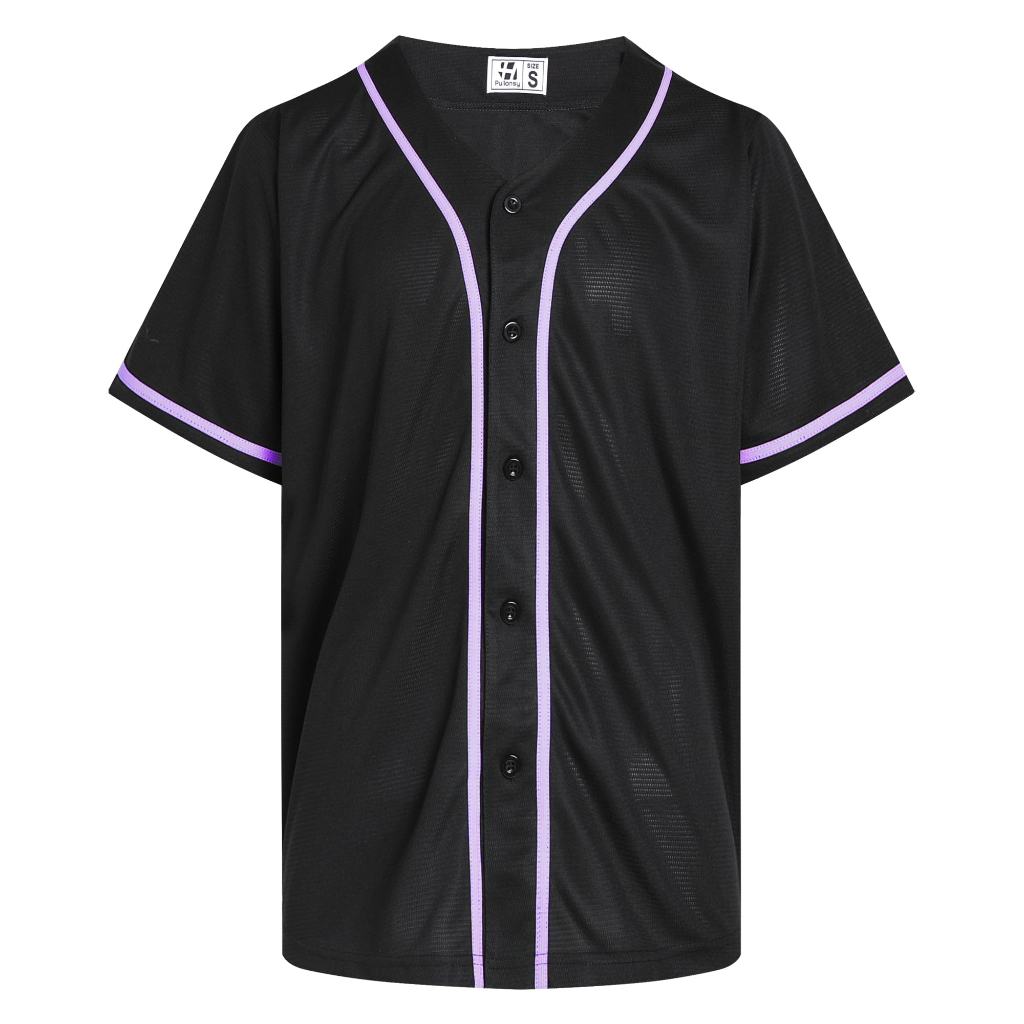 Pullonsy Men's Women's Baseball Jersey for Unisex