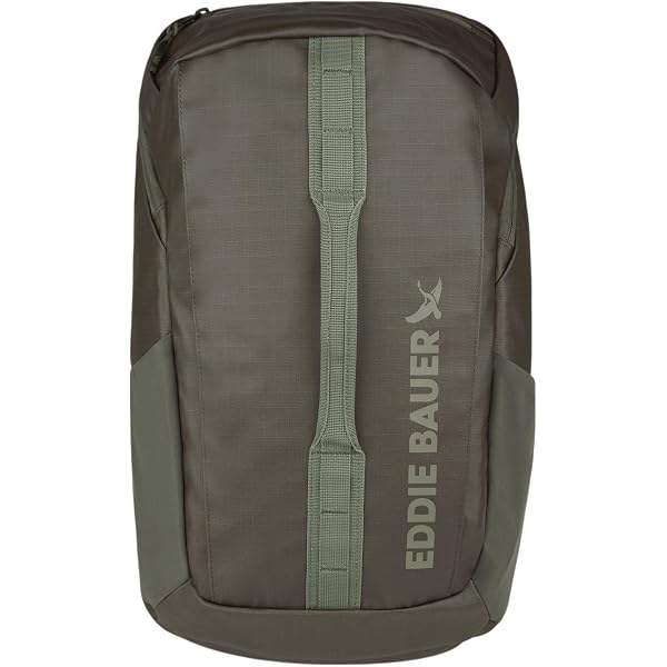 Eddie Bauer olive and gray classic daypack Amazon.com : Eddie Bauer Stowaway Packable Backpack | Travel  main image 3