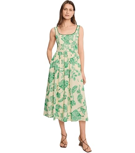 Avec Les Filles Dresses Women's Dot Maxi Dress Dress, Navy/Blush, 4 at Amazon Women's Clothing store