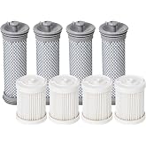 LesinaVac 8 Pack Replacement filter kit for Tineco A10/A11 Hero, A10/A11 Master &amp; PURE ONE S11/S12/X, PWRHERO11 Snap Cordless Vacuums, 4 pack pre filters &amp; 4 pack post filters