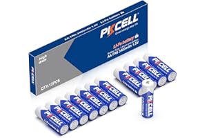 PKCELL 12 Pack Lithium Batteries AA 3400mAh High Capacity Long Lasting Double A Battery, 1.5V AA Lithium Battery for High-Tech Devices【Non-Rechargeable】