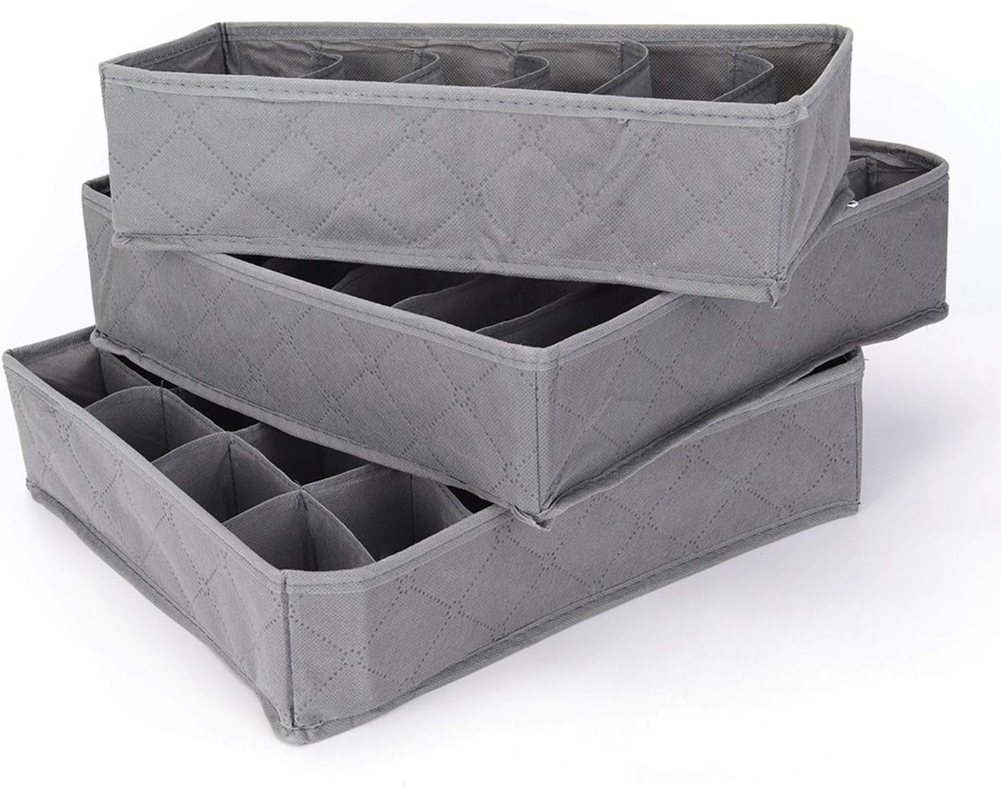 NA Caja de Almacenamiento Contenedor Cajón Divisor Tapa Armario Cajas