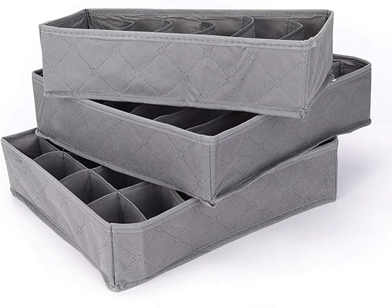 NA Caja de Almacenamiento Contenedor Cajón Divisor Tapa Armario Cajas