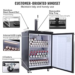 VEVOR Beer Kegerator, Single Tap Commercial Draft