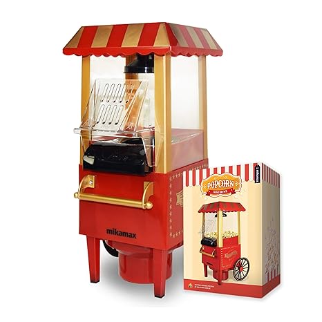 mikamax - Popcorn Machine - Retro Palomitero Pop Corn Maker ...
