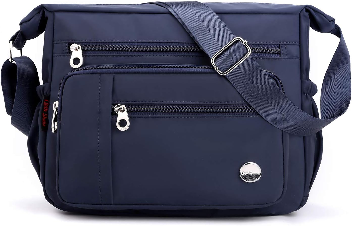 Crossbody Bag for Women Waterproof Nylon Travel Bag Multi Pockets Shoulder Handbags Purse