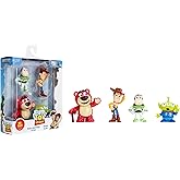 Jada Toy Story Metalfigs 4-Pack – Buzz Lightyear, Woody, Alien, Lotso – Gift Set for Kids and Fans Ages 8+ – Pixar Characters– 2.5” Diecast Collectible Figure Toys