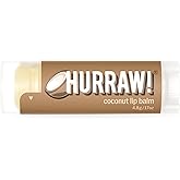 Hurraw! Coconut Lip Balm: Organic, Certified Vegan, Cruelty and Gluten Free. Non-GMO, 100% Natural Ingredients. Bee, Shea, So