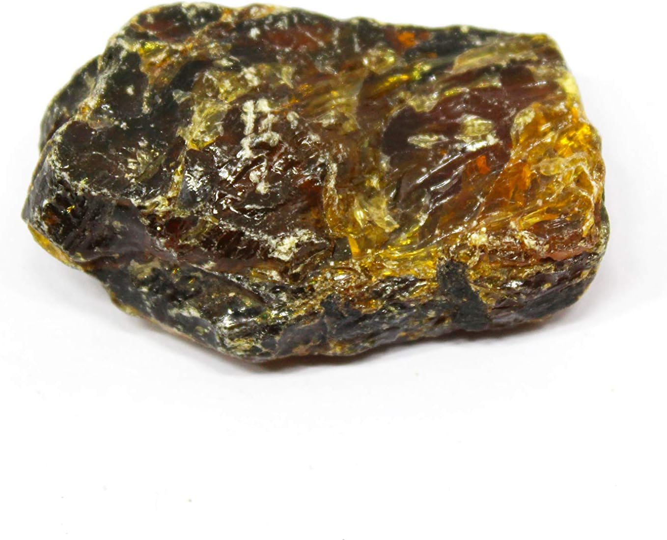 Talk To Crystals Rough Baltic Amber for Home vastu Crystal Healing (Brown, 1 Pc - 20 GMS - 1 inch, TTC_Rough 199)