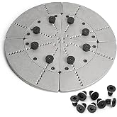 BMWOOD 15" Cole Jaw Set with basic cole jaw 10" diamater plus 5" Extension Kit for NCK series Woodlathe Chuck, compatible with Super NOVA2, G3 Nova, Robert Sorby Patriot, Record Power SC3, SC4.