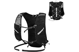 Azarxis Running Vest 5L Trail Hydration Pack Lightweight Breathable Adjustable Water Backpack for Women Men Running Marathon 