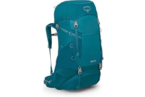 Osprey Ace 38L Kids' Backpacking Backpack, Blue Spikemoss/Deep Peyto