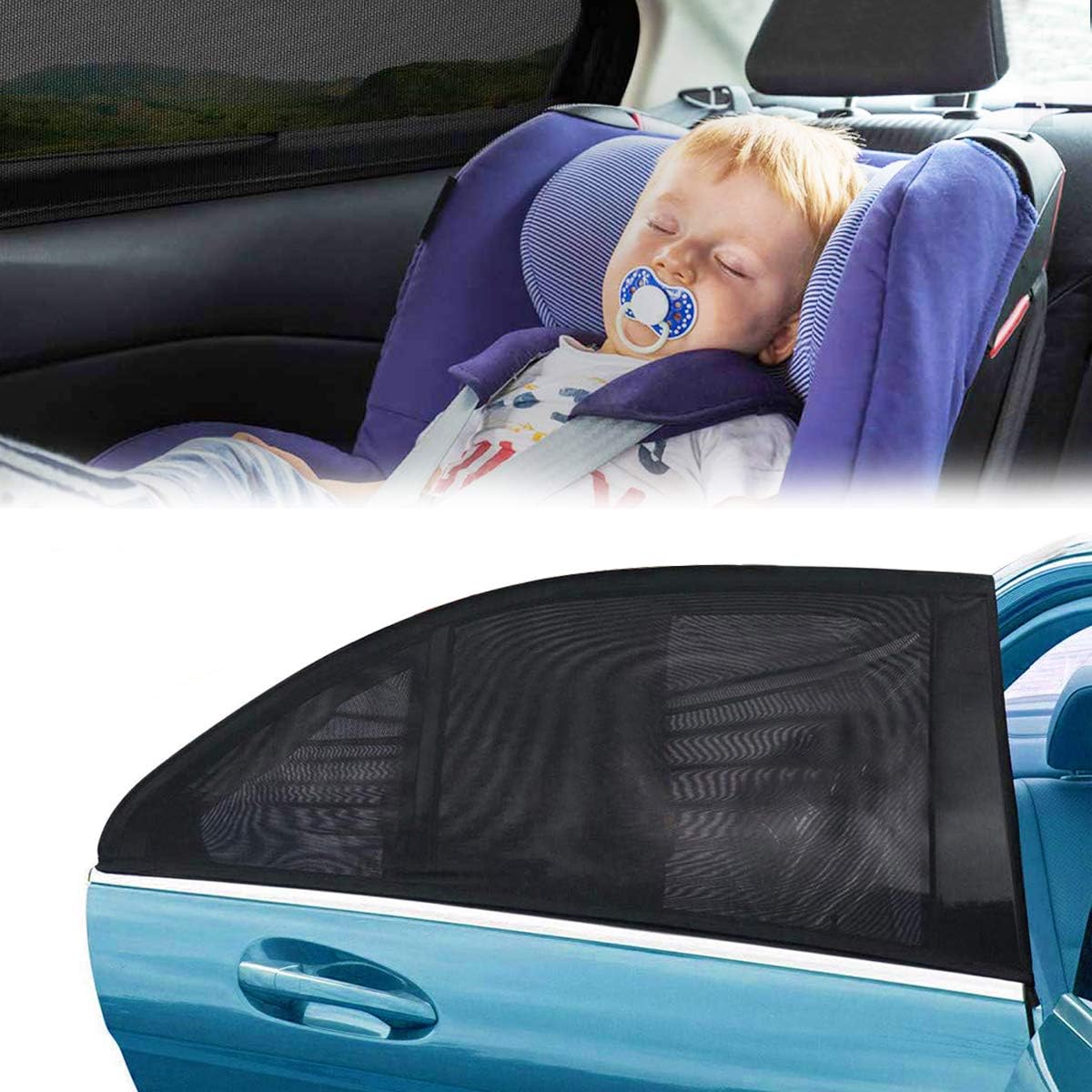 Maxesla Car Window Shades for Baby Car Window Shade Block UV Rays