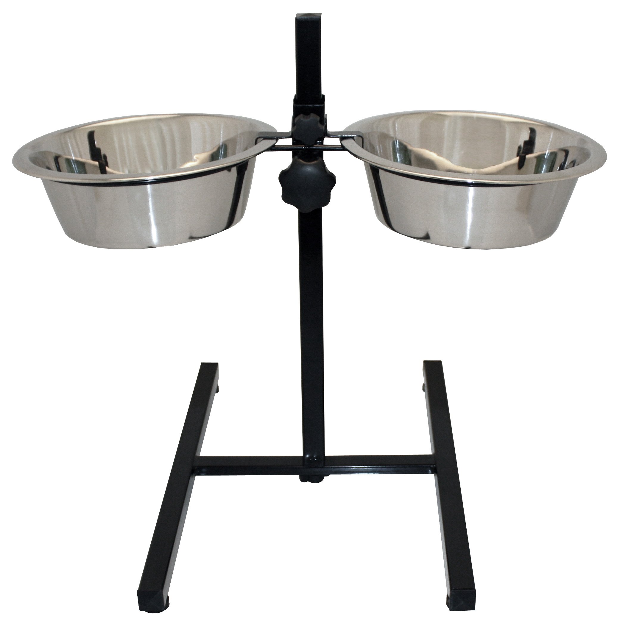 Pet Platter Adjustable Double Diner 21.5 cm/ 8.5-Inch