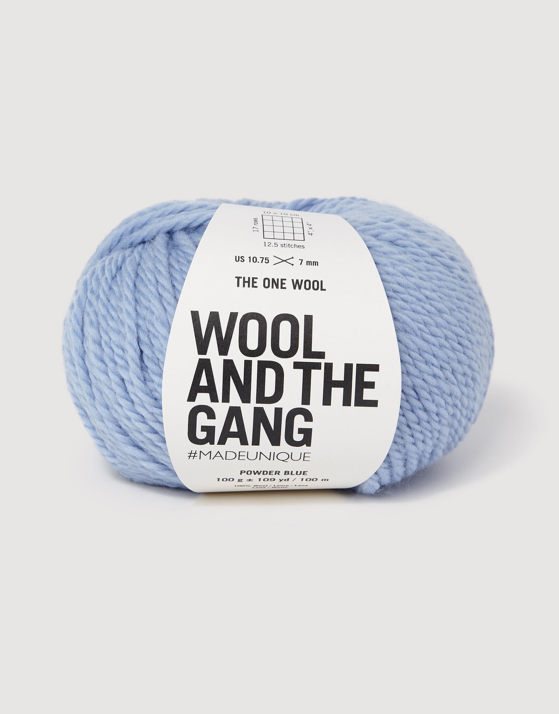Wool and the Gang The One Wool, Powder Blue, 100g, Chunky