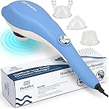TheraFlow Deep Tissue Percussion Massager - Handheld Back Massager for Neck, Muscle, Shoulder, Foot, Leg, Calf Pain Relief - 