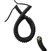 4-20-4 Coil Cord,4 Conductor Wire 18/4 18AWG 20 Foot | Retractable Spring Coil Wire Fits for Industrial/Home Use