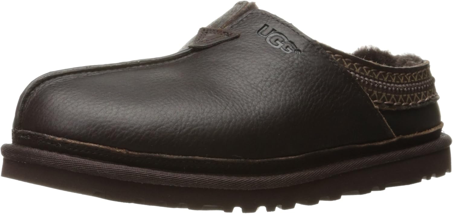 UGG Men's Neuman Clog, China Tea, 5 US/5 M US Mules & Clogs