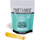 Craft A Brew - Pectic Enzyme - Reduces Pectin Haze - For Home Brewing - Fruit Wines, Hard Ciders &amp; Meads - Increases Juice Yields - Helps With Clearer Fermentation - 4oz