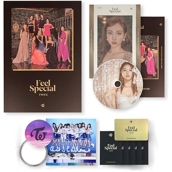 TWICE 8th Mini Album - FEEL SPECIAL [ C ver. ] CD + Photobook +