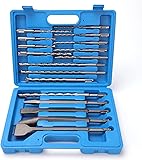 FF ERA Rotary Hammer Drill Bits Set, 17 Pcs SDS