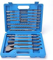 FF ERA Rotary Hammer Drill Bits Set, 17 Pcs SDS