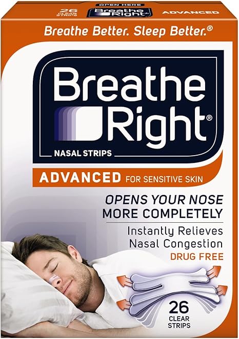 Breathe Right Advanced 26 Nasal Strips Amazon Ca Health Personal Care