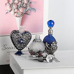 SEVENBEES 15ml Vintage Glass Perfume Bottle with