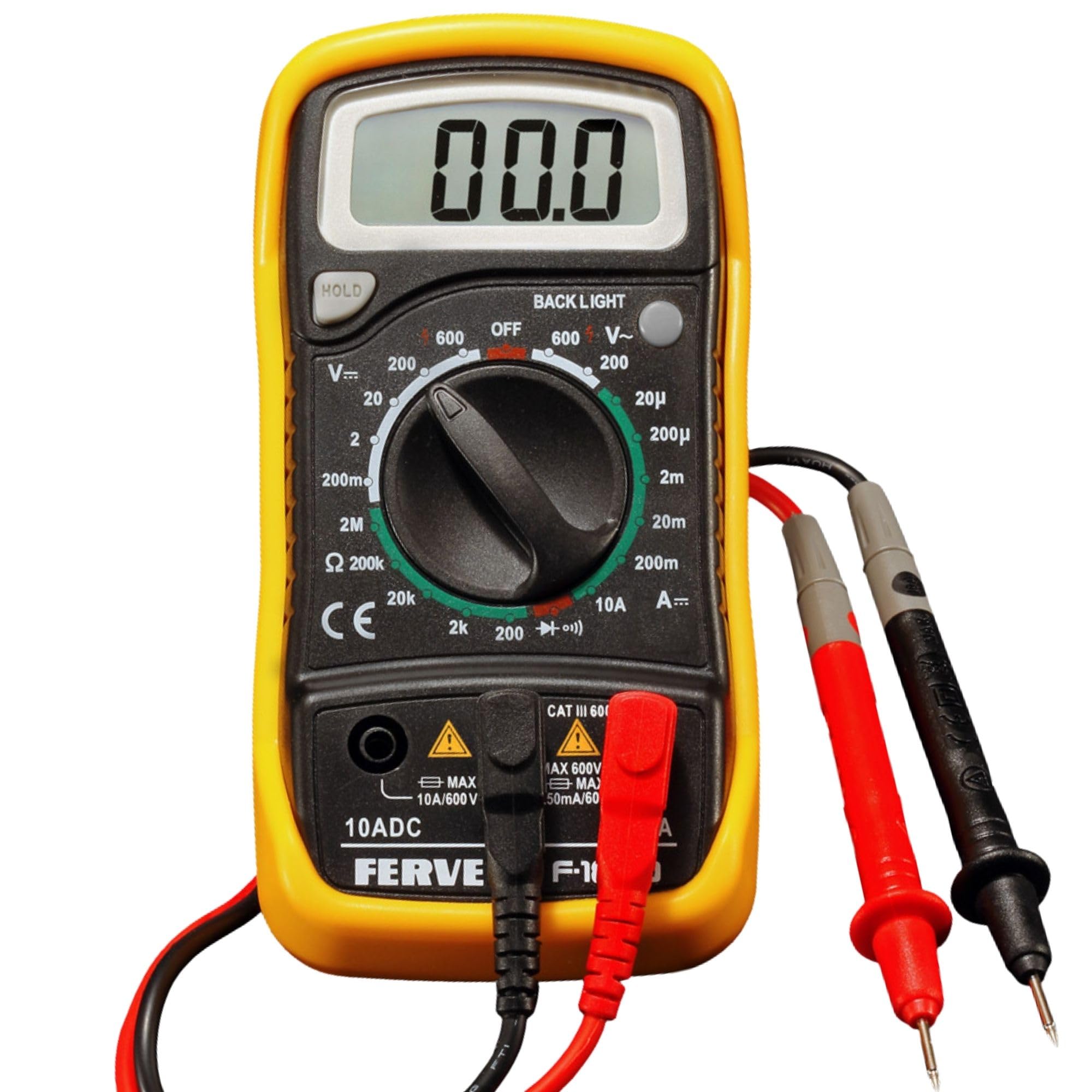 FERVE F-1830 Digital Multimeter 3 1/2 Digits
