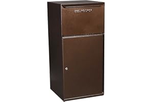 dVault® Collection Vault DVCS0023 Secure Collection and Package Drop with Removable Tote (Copper Vein)