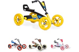 BERG Pedal Kart Buzzy BSX | Pedal Go Kart, Ride On Toys for Boys and Girls, Go Kart, Toddler Ride on Toys, Outdoor Toys, Beats Every Tricycle, Adaptable to Body Length, Go Cart for Ages 2-5 Years