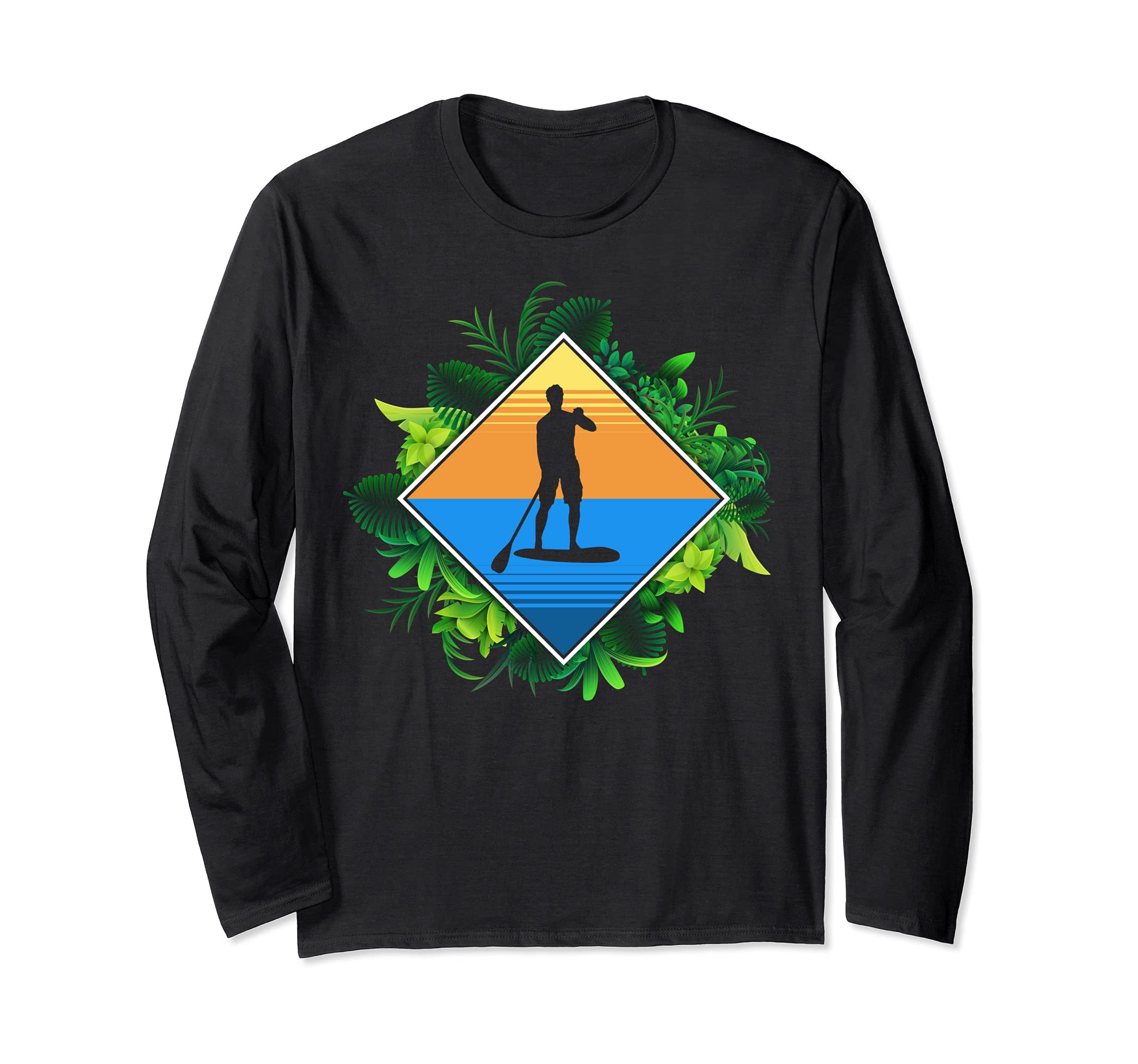 Outdoor Paddleboarding Stand Up Paddling Outdoor Sport SUP Long Sleeve T-Shirt