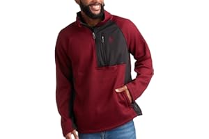 Spyder Mens Quarter Zip Pullover Sweater - Performance Fleece 1/4 Zip Pullover Mens Golf Shirts for Workout Hiking Running
