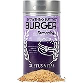 Everything But The Burger Seasoning | Gourmet Seasoning | Artisanal Spice Blend | All Natural | Ultra Premium | Non GMO | GLP-1 Friendly | Hand Crafted | Burger Spice Mix | Made In USA | 7.5 oz | Small Batch | Gustus Vitae