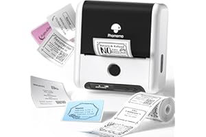 Phomemo-M200 Label Maker White -3 Inch 80mm Bluetooth Thermal Label Printer Barcode Printer for Android & iOS System for Labe