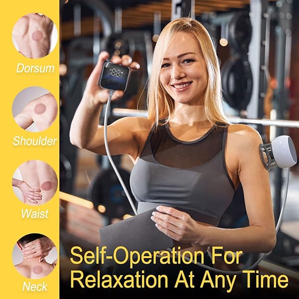 KIMIQUATYZ ELECTRIC CUPPING MASSAGER,NECK AND SHOULDER MASSAGER FOR PAIN RELIEF DEEP TISSUE,CUPPING THERAPY FOR BACK, NECK, SHOULDER, LEGS, ARMS