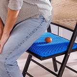 JML Soft Sitter Gel Cushion Honeycomb Seat Pad Blue view 6