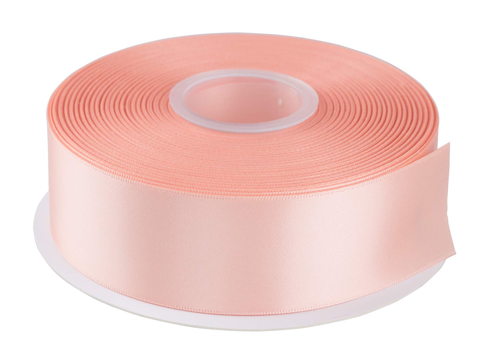 AVANAVA 38mm Wide Double Face Satin Ribbon - 45 Meters (203-Coral Pink)