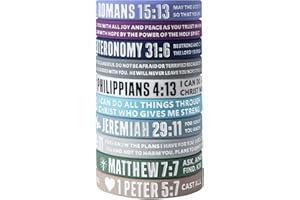 KUCLIN 12-Piece Bible Verse Bracelets - Christian Scripture Silicone Wristbands for Men & Women (Fresh Colors)