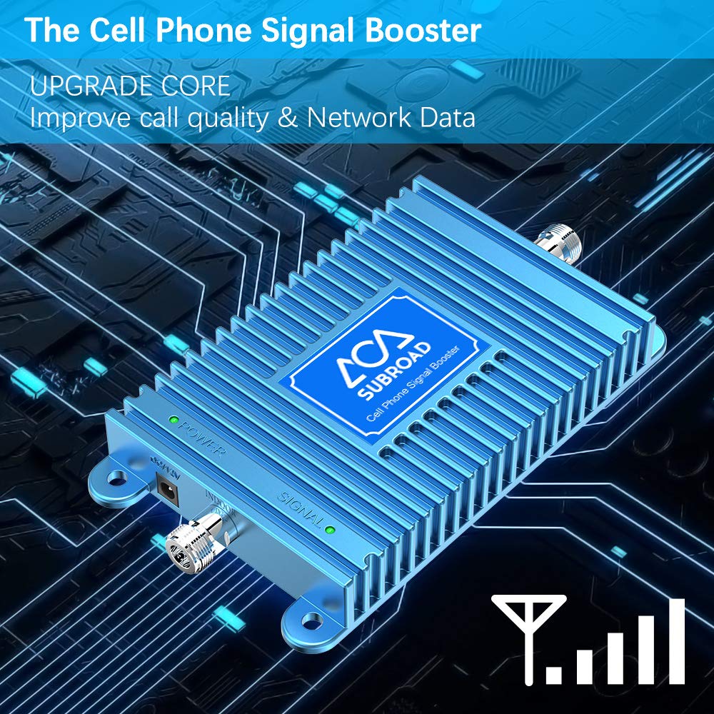 Cell Phone Signal Booster Band 4 Band 5 Band 66 850/1700/2100MHz Cellular Amplifier Boosts Verizon AT&T T-Mobile & More Carriers 3G 4G LTE 5G Voice and Data with High Gain Panel and Yagi Antenna
