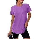 XIEERDUO Womens Workout Tops Short Sleeve Shirts with Sun Protection UPF 50+ Quick Dry Outfits for Hiking Running S-3XL