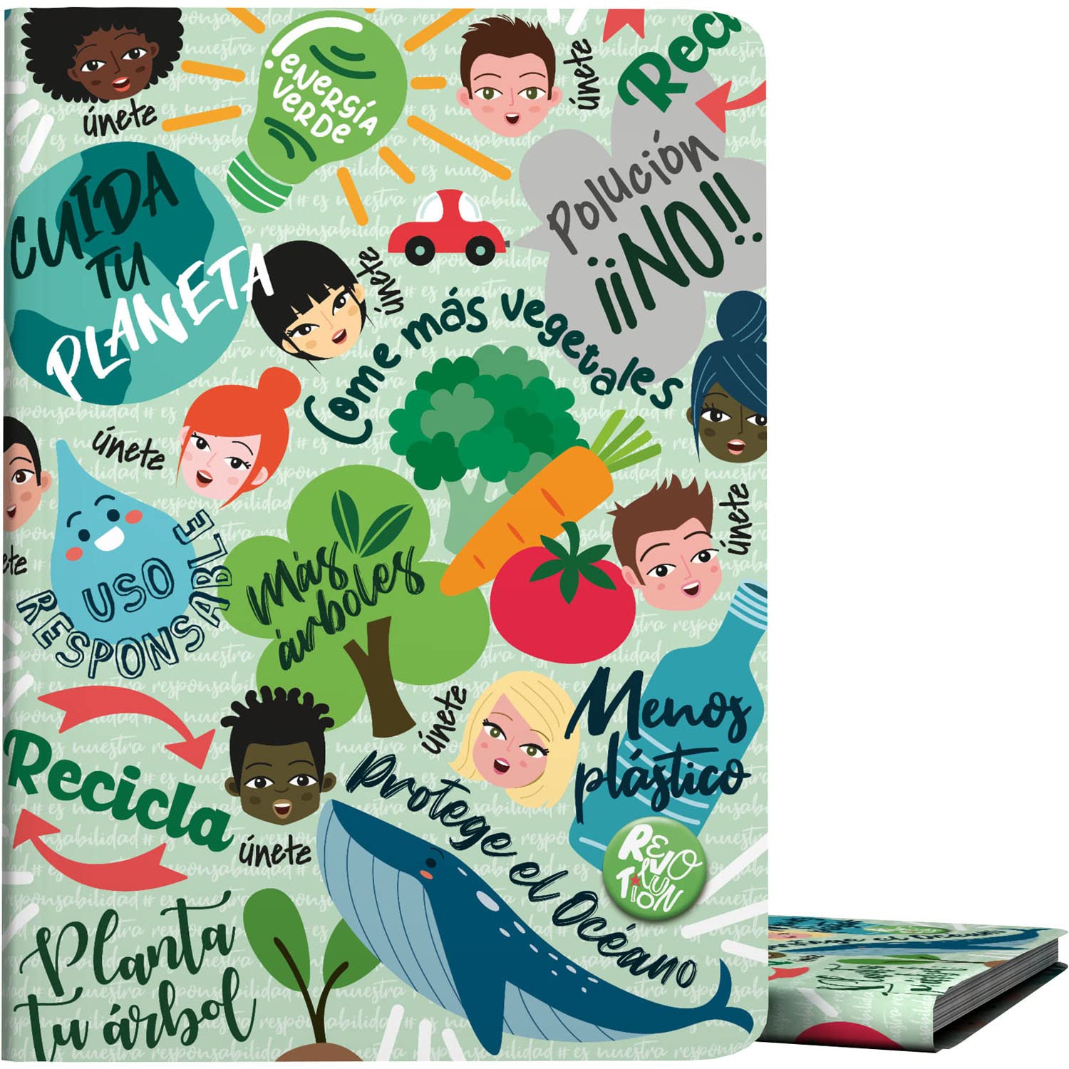 Grafoplás Revolution Collection 1332448 30 Pocket Display Book A4 Polypropylene Green