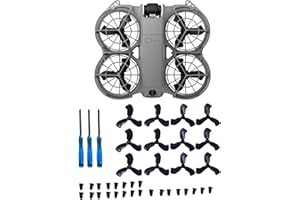12Pcs Propellers Compatible with DJI Neo 2 Accessories – Plastic Replacement Propeller Blades, Lightweight Quiet Low-Noise De