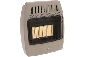 Comfort Glow KWP392 Propane Infrared Vent Free Wall Heater 3 Plaque 18000 Btu, Gray, 24"X20.9"X10.5"