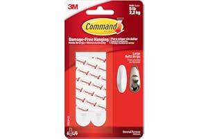 Command Mounting Refill Strips, Large, 32-Strip