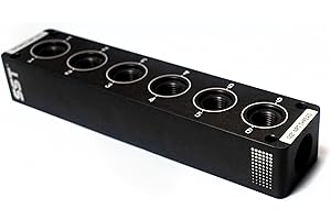 STUPID SIMPLE TOOLS SST - Air Manifold - 1/2" NPT Inlet and 1/4" NPT Outlet - Multi-Port Function - Air Compressor Fittings - (6 Position)