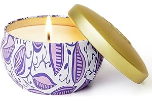 LA JOLIE MUSE Lavender Eucalyptus Scented Candle, Aromatherapy Candles for Stress Relief, Candle Gifts for Women, Candles for Home Scented, 45 Hours