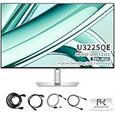 Dell UltraSharp 32" 4K Monitor - U3225QE - 31.5 inch 4K (3840 x 2160) up to 100Hz 16:9 Display, IPS Panel, 99% sRGB, Computer Monitor Screen with DisplayPort, Type-C, and USB-C Cables