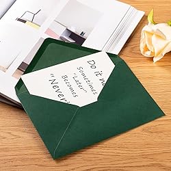 50 Pack A7 Colorful 5x7 Envelopes V Flap Invitation