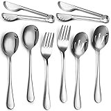 Patelai 8 Pieces Christmas Stainless Steel Silver